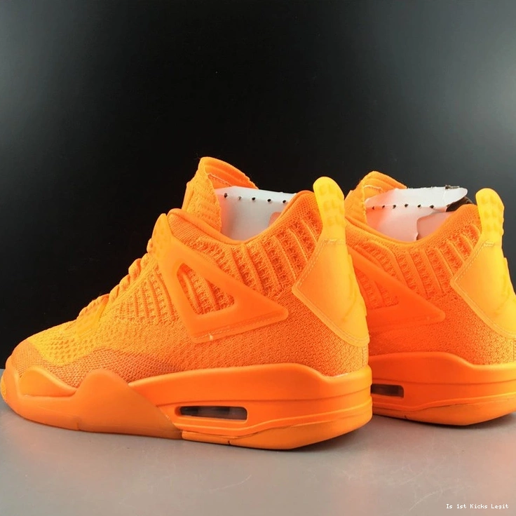 Flyknit Orange AQ3559-800 Jordan Retro 4 0312